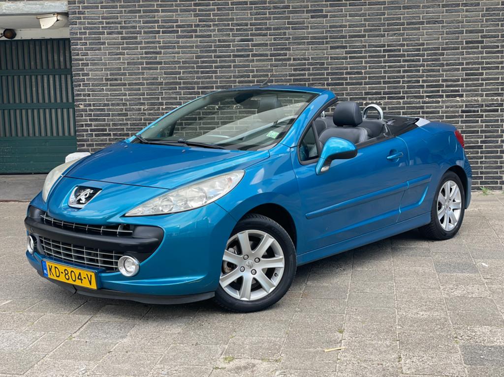 Peugeot 207 cabrio 1.6 16V VTI CC 88KW 2009✅Nieuwe Apk, Auto's, Voorwielaandrijving, 15 km/l, Zwart, 4 cilinders