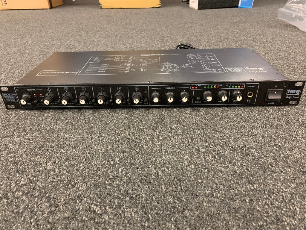 Monacor MMX-602-SW/ 6-kanaals mixer, Muziek en Instrumenten, Ophalen, Nieuw