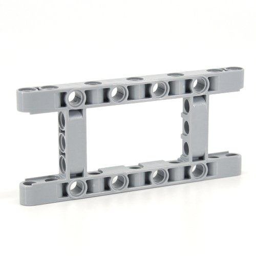 veel technic Lego hefbalk 5x11 open frame grijs, Lego, Ophalen of Verzenden, Zo goed als nieuw, Technic