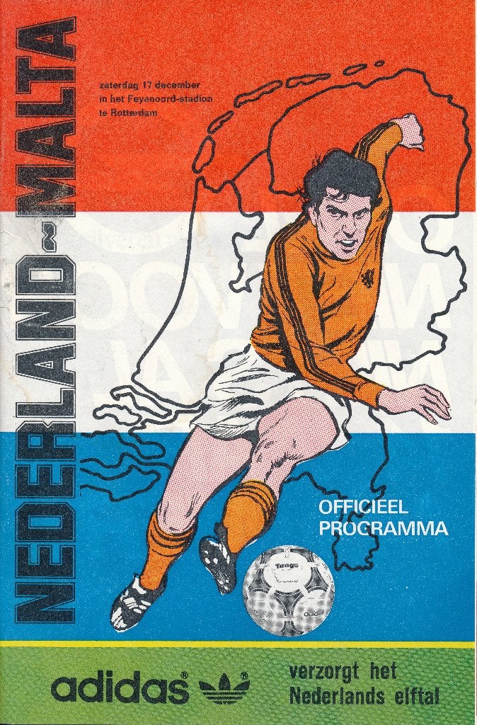 Programmaboekje Nederland – Malta (17-12-1983), Ophalen of Verzenden, Zo goed als nieuw, Overige binnenlandse clubs