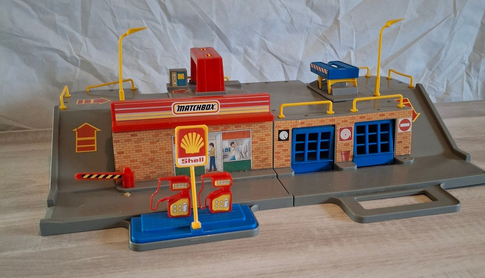 Matchbox Shell Service Station - Zonder doos, Verzamelen, Ophalen of Verzenden, Gebruikt