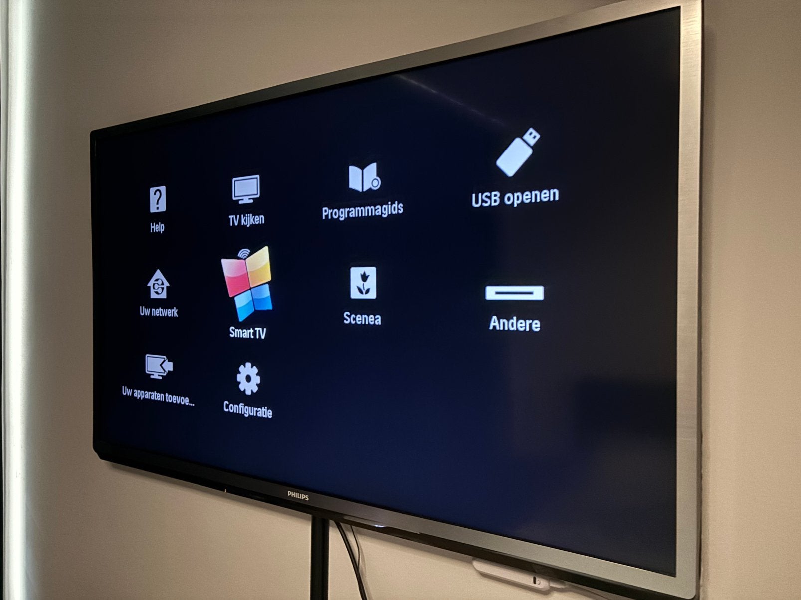 Philips TV smart TV 46 inch, Audio, Tv en Foto, Televisies, Ophalen, Philips, LED, 50 Hz