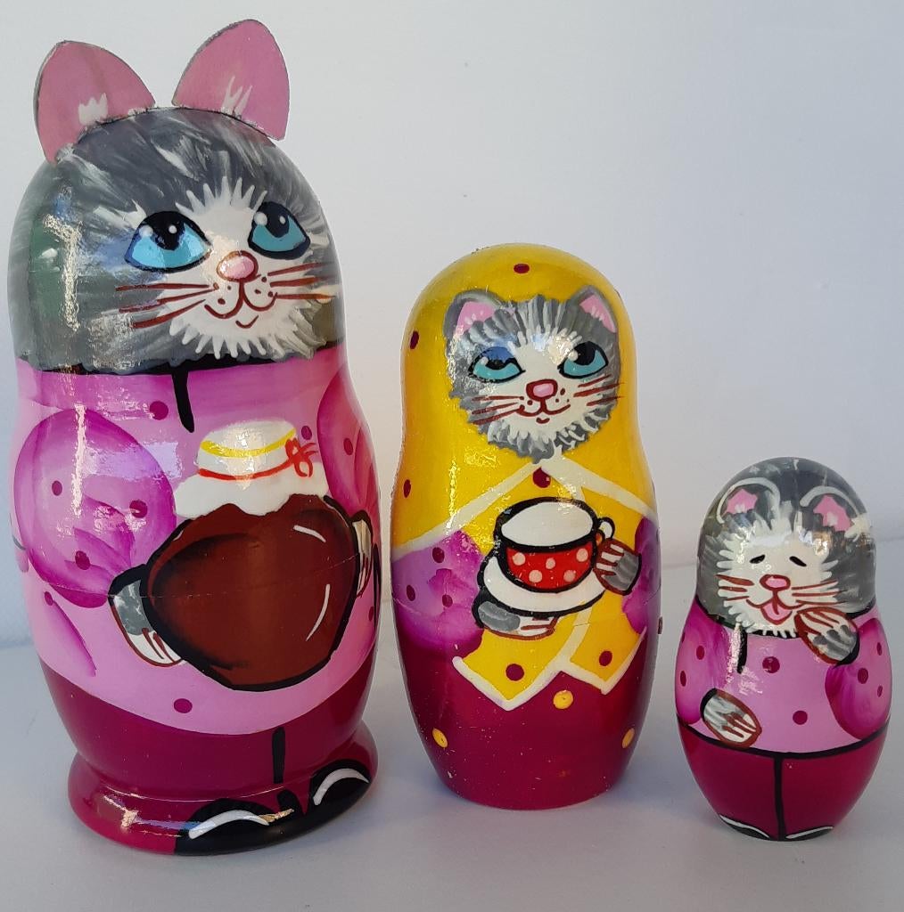 Katjes babushka matroesjka 3 in 1 set, Verzamelen, Poppetjes en Figuurtjes, Nieuw, Ophalen of Verzenden