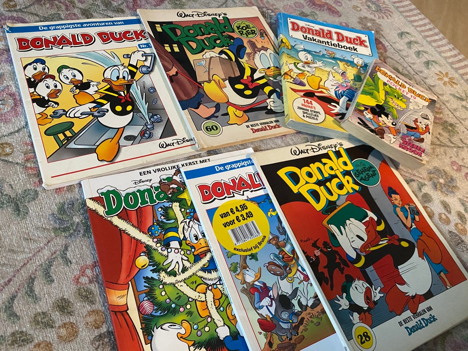 Donald duck stripboeken 7 stuks vakantieboek pocket, Boeken, Meerdere comics, Ophalen, Gelezen, Europa