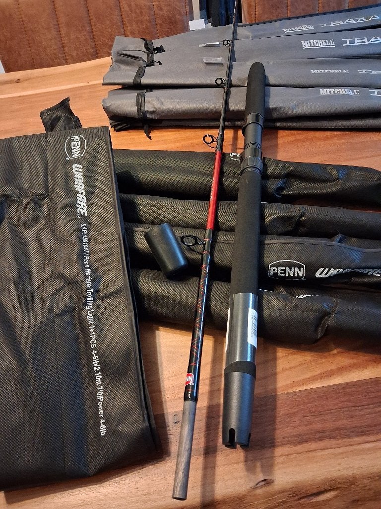 Penn Warfare Trolling Light (2.13m) Power 4-6lb, Tinstraat, Werphengel, Nieuw, Ophalen of Verzenden