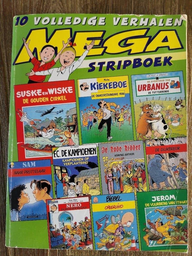 Mega stripboek met 10 Volledige verhalen, Eén stripboek, Ophalen of Verzenden, Zo goed als nieuw