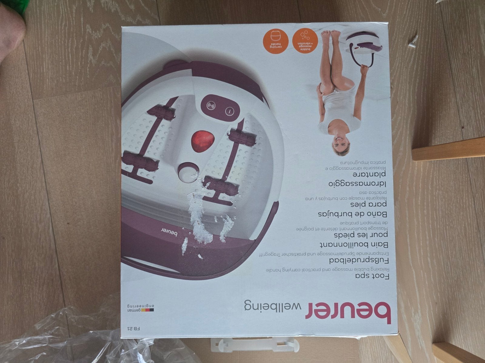 Foot spa -in packaging, never been used, Ophalen, Nieuw, Apparaat