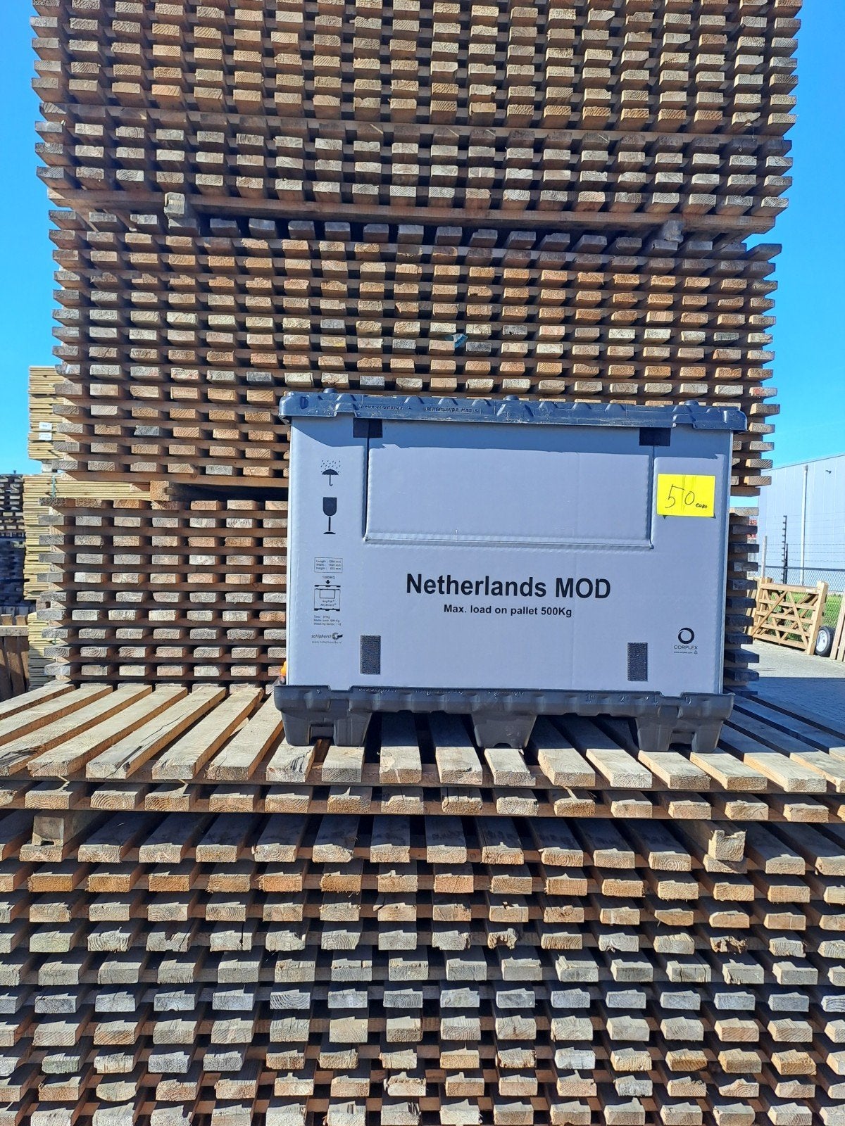 Foto 2 van Inklapbare pallet boxen