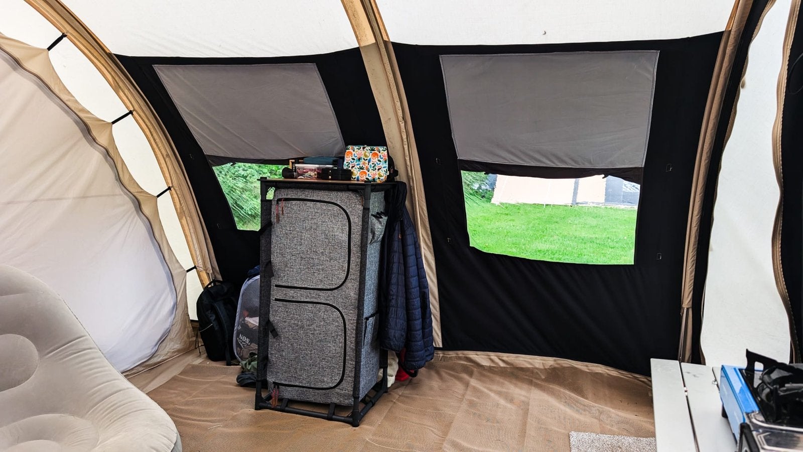 Obelink 6-persoons tunneltent - Ruim en comfortabel, Ophalen of Verzenden, Gebruikt, Tot en met 6