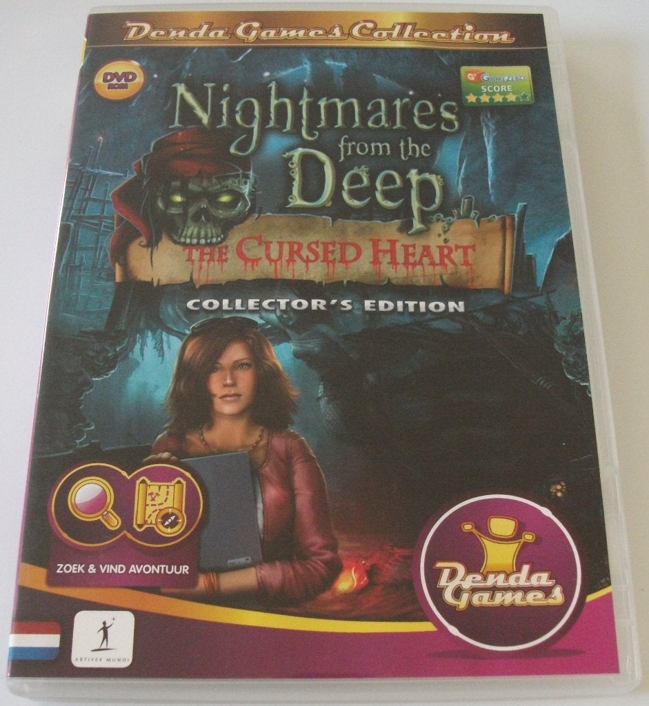 PC Game *** NIGHTMARES FROM THE DEEP 1 *** The Cursed Heart, Puzzel en Educatief, 1 speler, Ophalen of Verzenden, Zo goed als nieuw