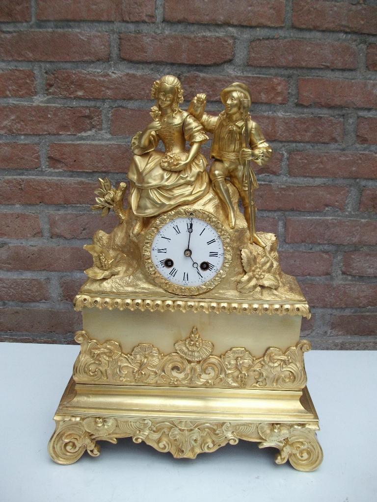 een super mooie antieke pendule uit 1852, Ophalen