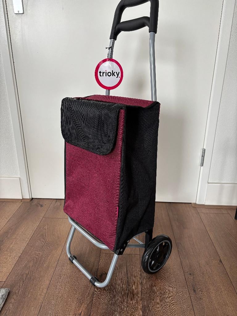 Boodschappenwagen / troley / mini shopper, 50 tot 60 cm, Hard kunststof, Nieuw, Wieltjes
