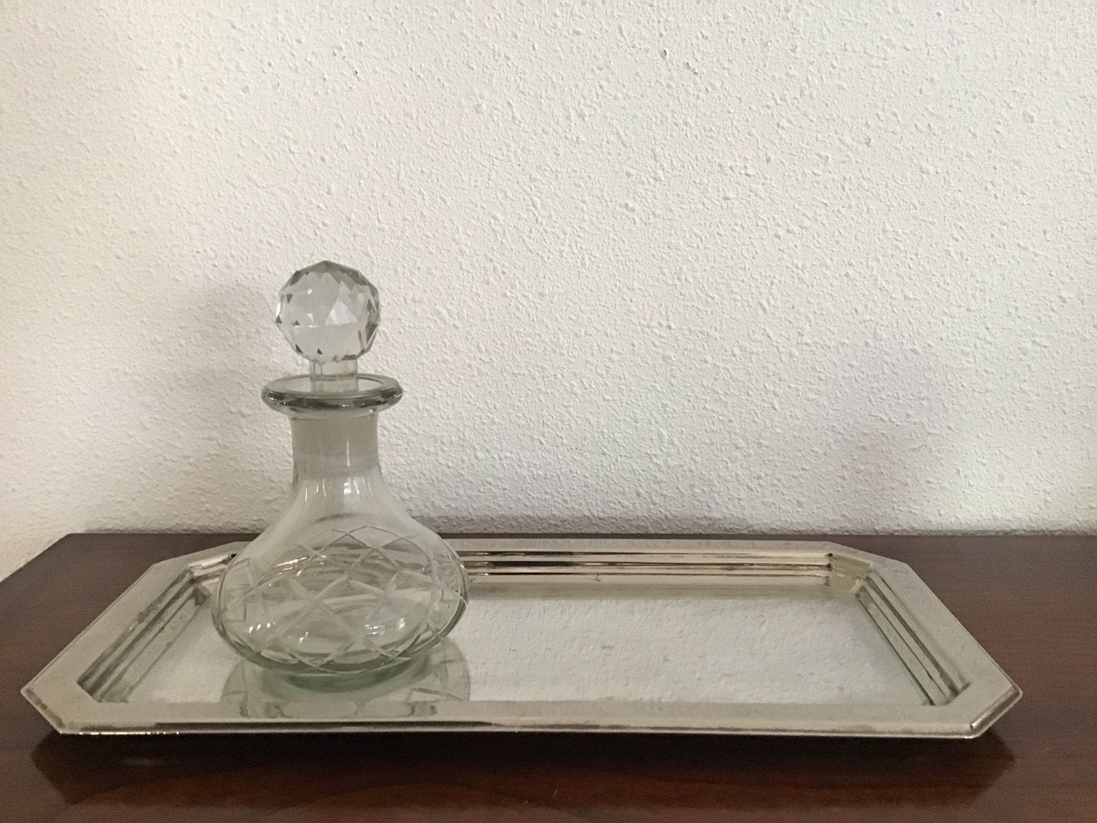 Klein lief brocante karafje / parfum flesje., Antiek en Kunst, Ophalen of Verzenden