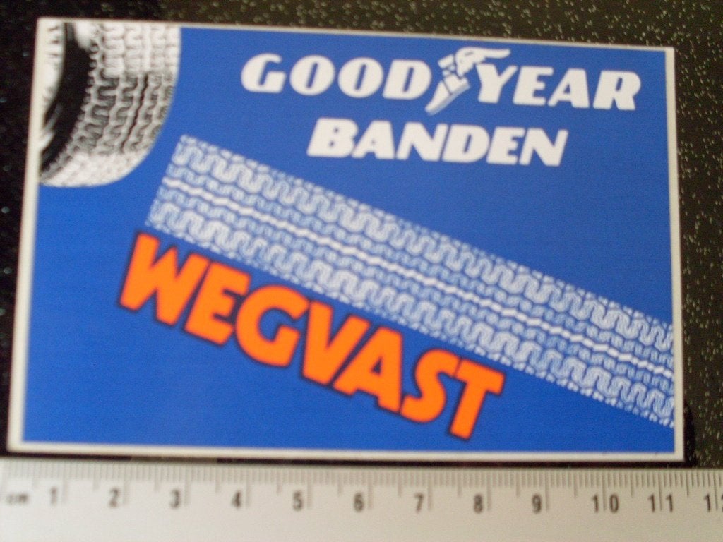 sticker good year banden wegvast logo goodyear, Verzamelen, Verzenden, Zo goed als nieuw, Bedrijf of Vereniging