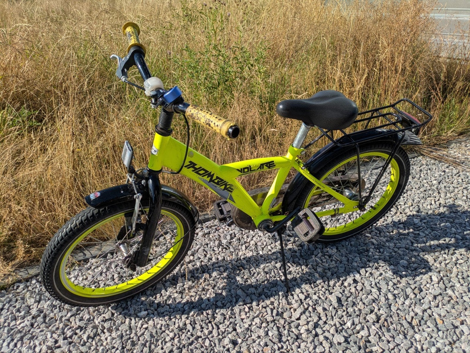 Stoere kinderfiets 18 inch, Fietsen en Brommers, Fietsen | Kinderfietsjes, Ophalen, Gebruikt, 16 tot 20 inch