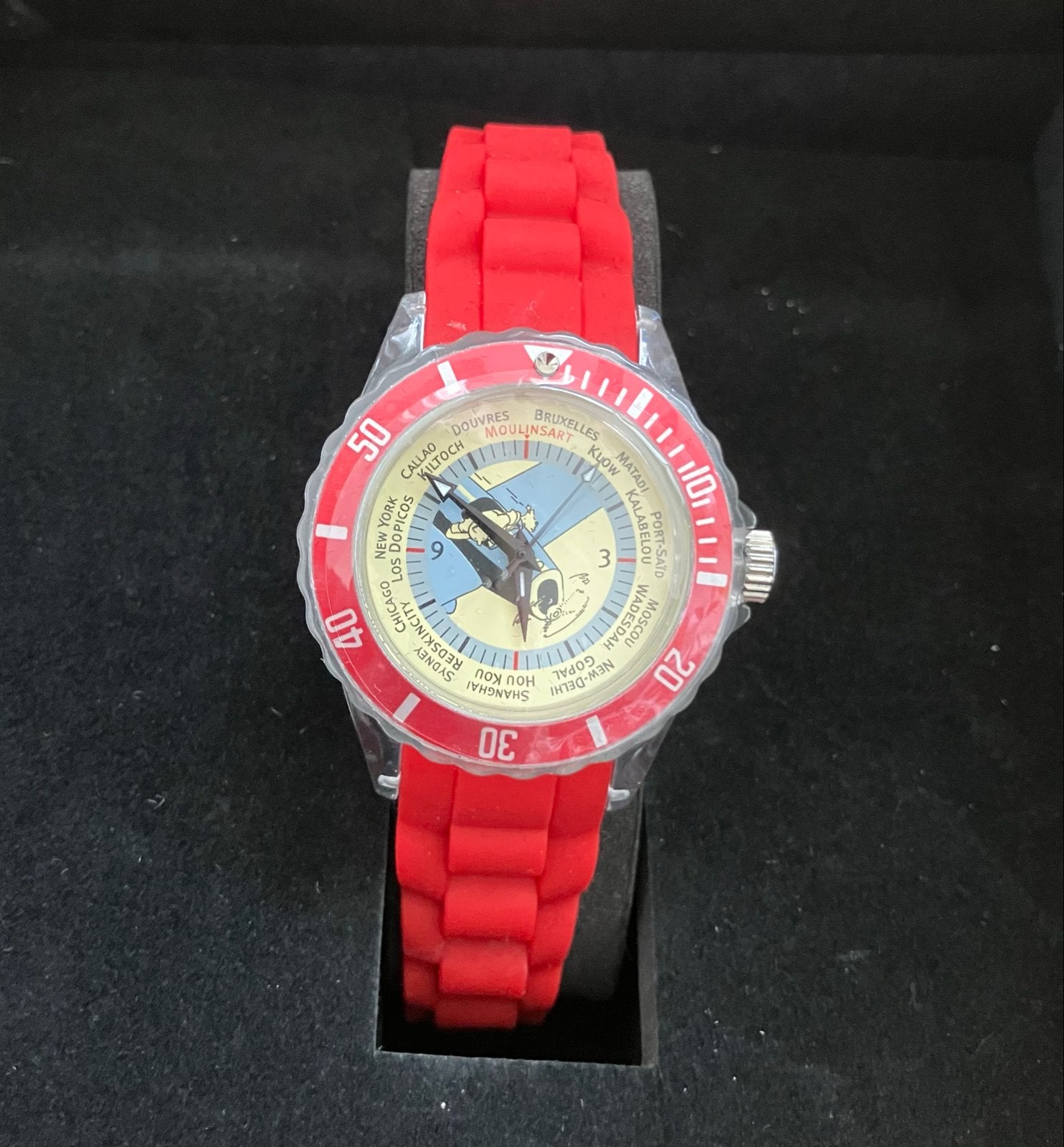 Kuifje Horloge - Collectorsitem Nieuw in Doos, Overige merken, Kunststof, Polshorloge, Nieuw