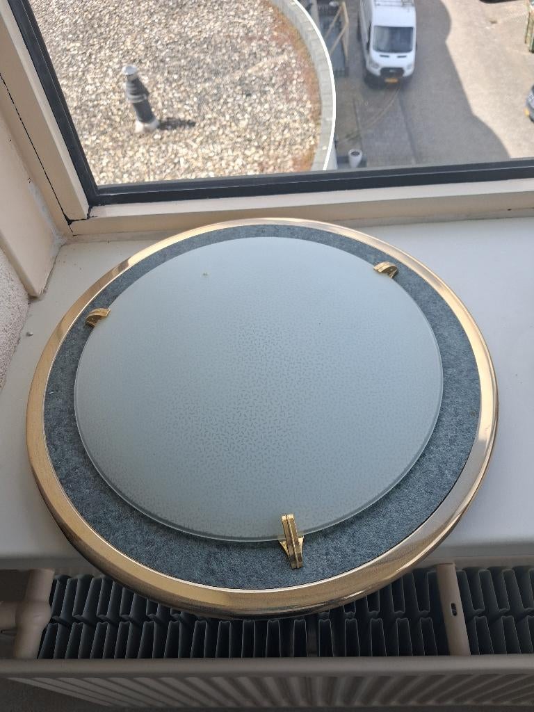 Plafondlamp, Huis en Inrichting, Lampen | Plafondlampen, Ophalen, Gebruikt, Glas, Klassieke