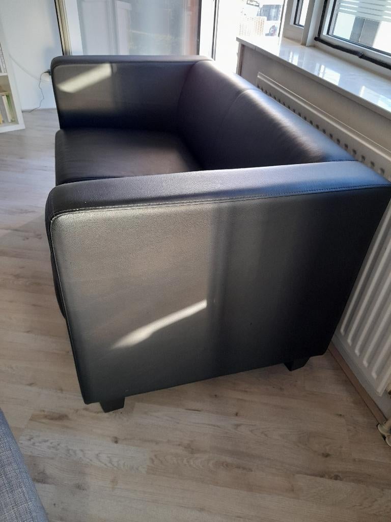 2de hands 2 zits bankstel, Ophalen, Gebruikt, 200 tot 250 cm, Leer