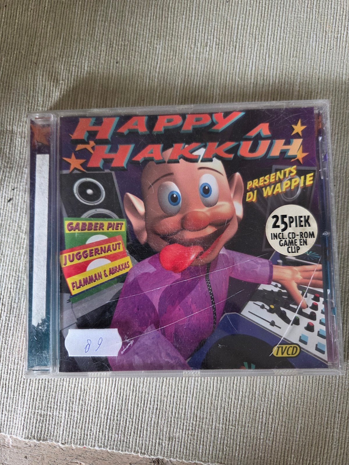 Happy HakkuH Presents DJ Wappie - 25 Pieken CD, Gebruikt, Hardcore, Inclusief doosje, Ophalen of Verzenden