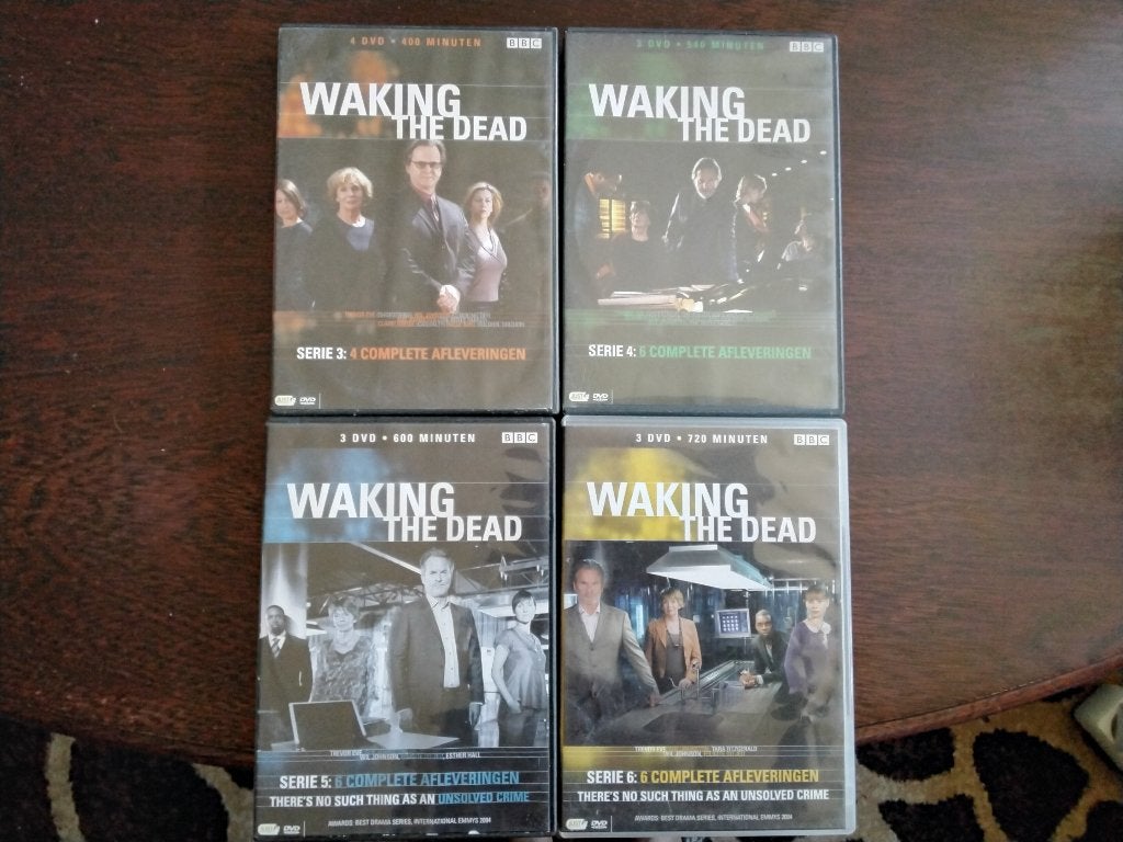 Waking the dead serie 3 4 5 en 6 compleet, 4 boxen, originee, Engels, Vanaf 16 jaar, Nederlands, Seizoen 3