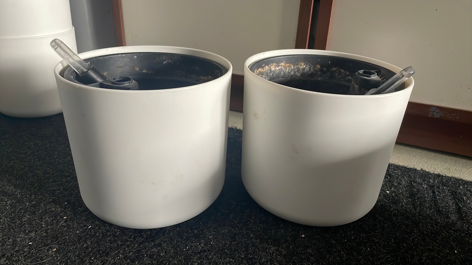2x Elho b for soft 18cm, Ophalen, Kunststof, Rond, Zo goed als nieuw