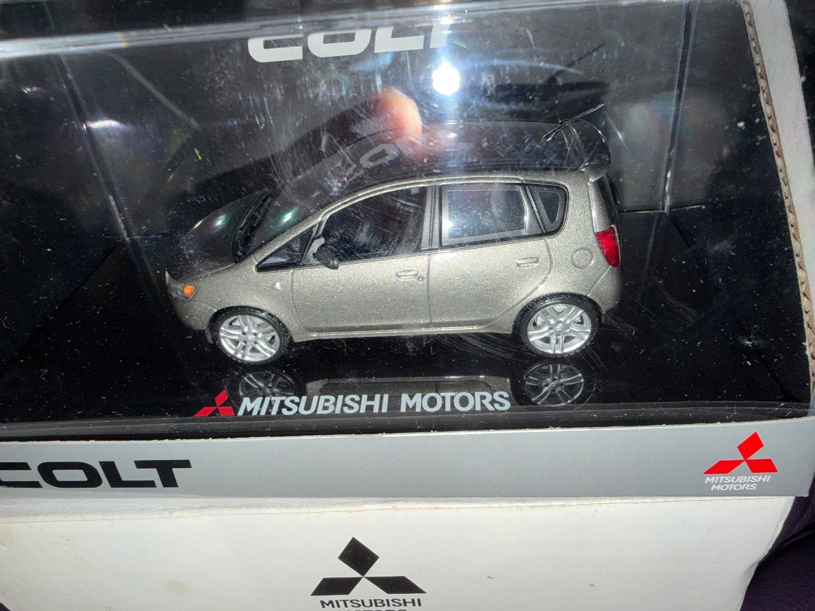Sun Star 1/43 Mitsubishi Colt Grijs, Ophalen of Verzenden, Zo goed als nieuw, C, D