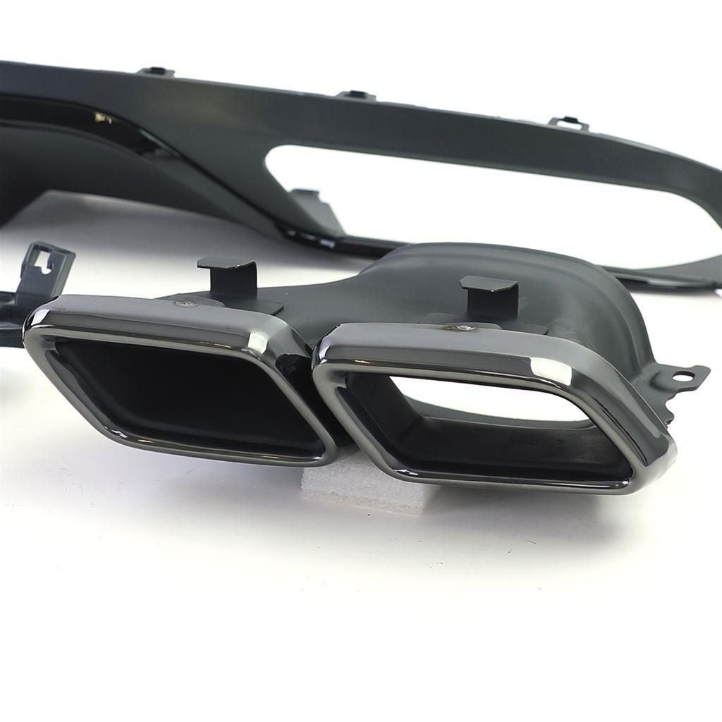 AMG Look diffuser 4 x Black uitlaat MB E Klasse W213 Standaa, Verzenden, Automotive Parts, A.parts@hotmail.nl, Trasmolenlaan 12 3447 GZ Woerden