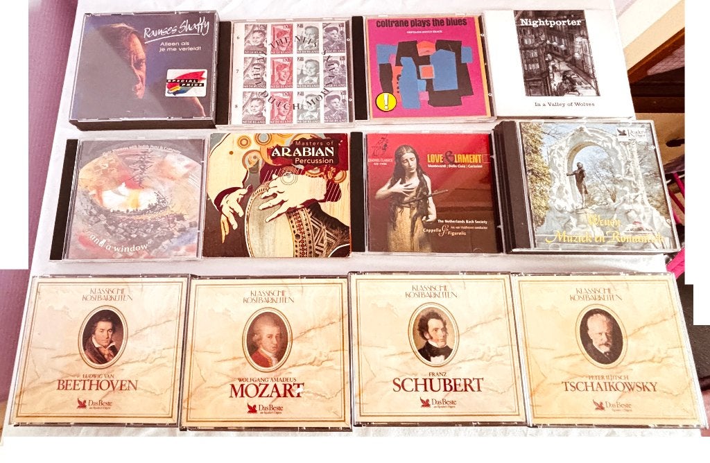 Leuke, gevarieerde restpartij cd's en luxe boxen! 25 cd's !!, Ophalen, Zo goed als nieuw, Cd of Plaat