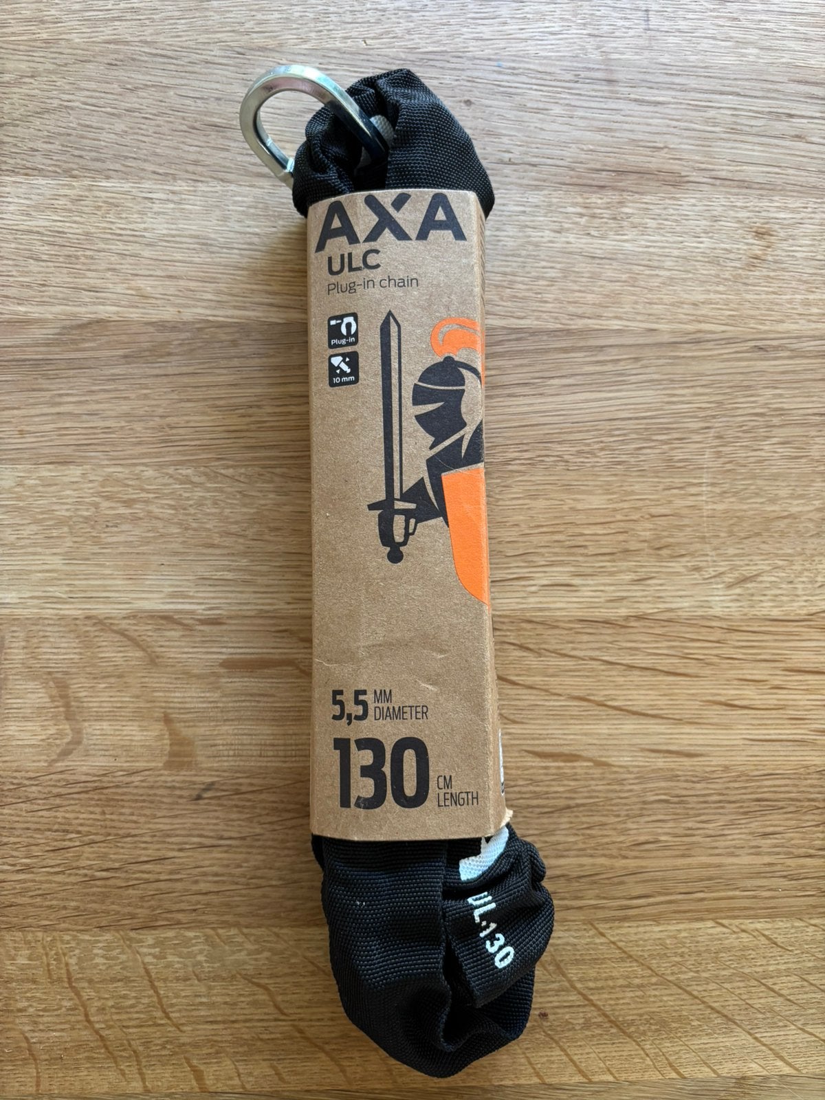Nieuwe AXA ULC 130 insteekketting – 130 cm – ongebruikt, Ophalen, Zo goed als nieuw, Insteekslot