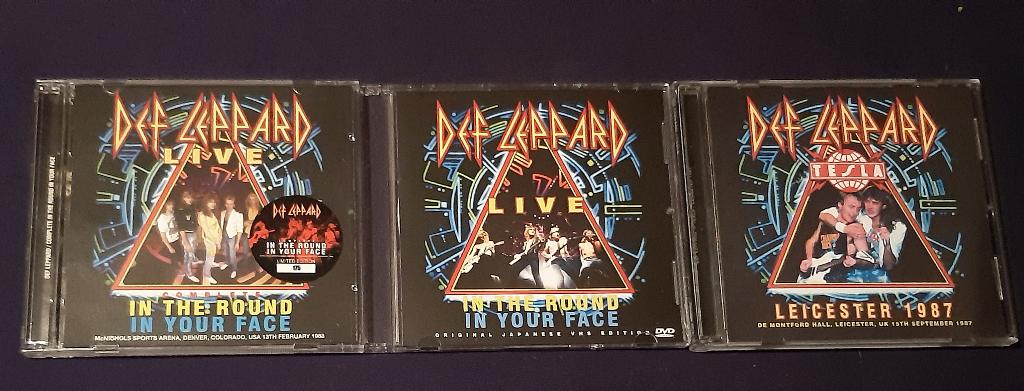 Def Leppard +Tesla Live 1988 Soundboard Numbered 2CD+dvd+2CD, Cd's en Dvd's, Cd's | Hardrock en Metal, Verzenden, Zo goed als nieuw