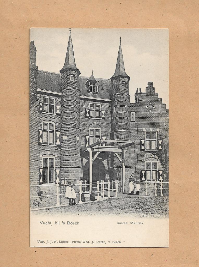 Vucht Kasteel Maurick    uitgave J.J.N. Loretz   gave  kaart, Verzenden, Voor 1920, Ongelopen, Noord-Brabant
