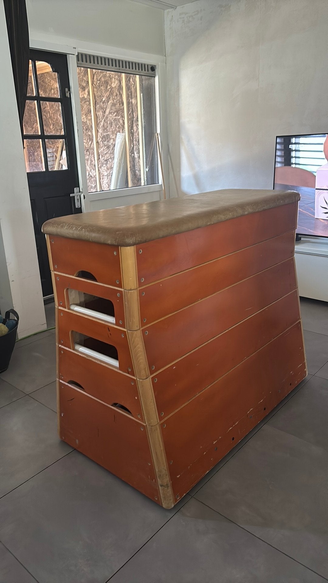 Vintage turnkast, Ophalen, Gebruikt, 100 tot 150 cm, 100 tot 150 cm