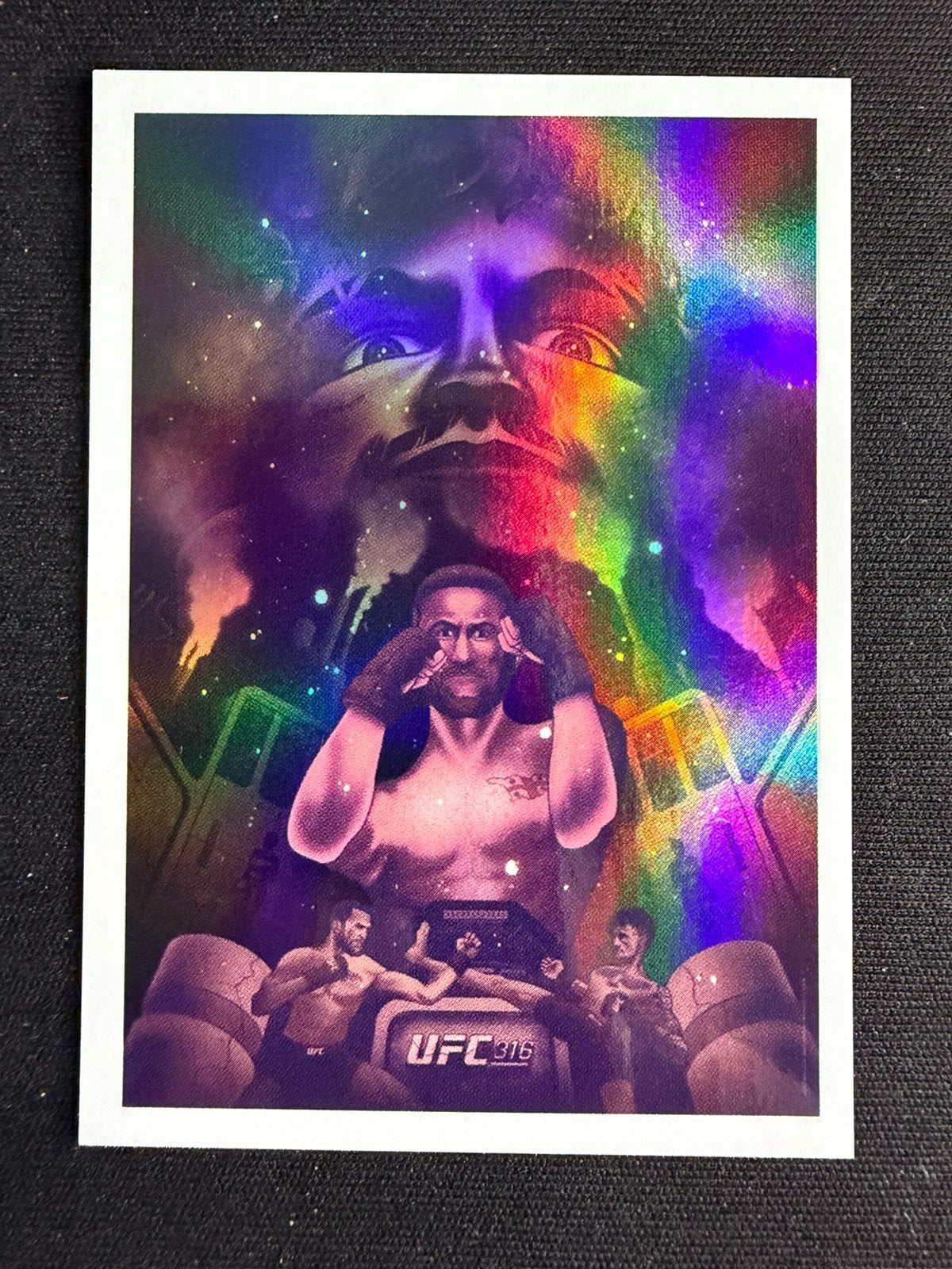 UFC 316 Poster Card Topps NOW, Ophalen of Verzenden, Zo goed als nieuw, Plaatje