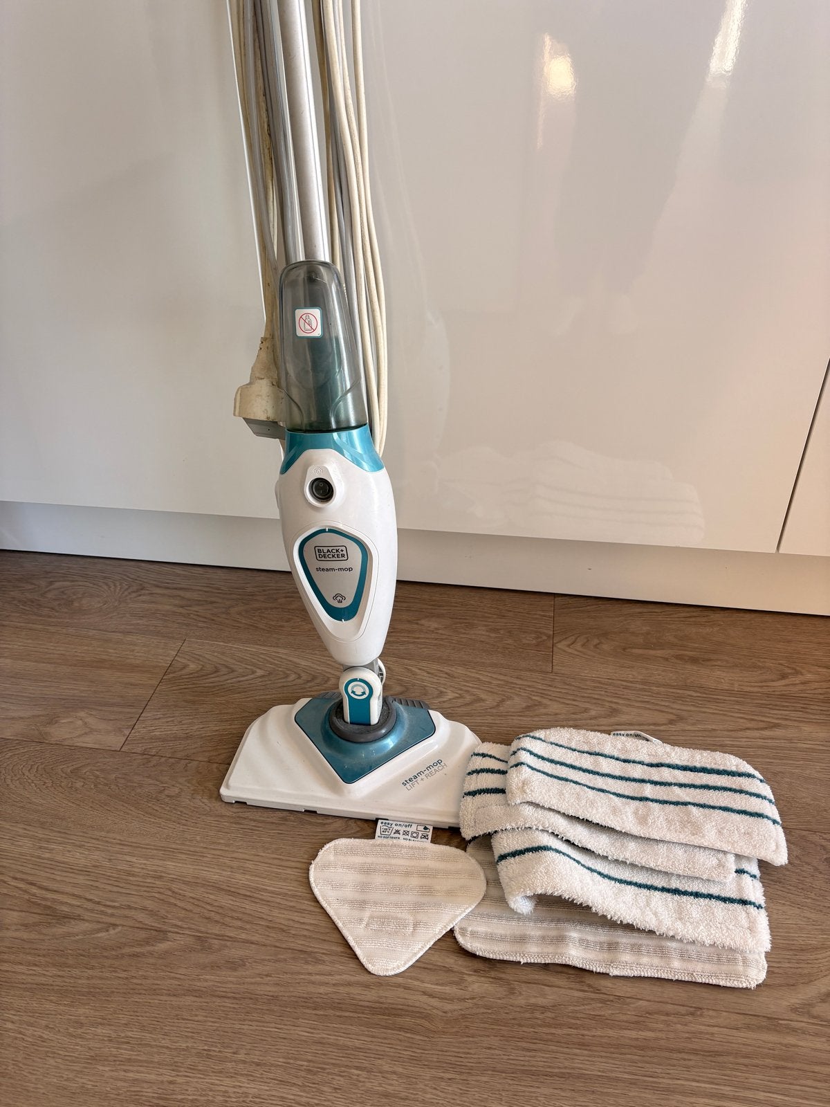 Black+Decker Steam-Mop Stoomreiniger met accessoires, Ophalen, Gebruikt, Stoomreiniger