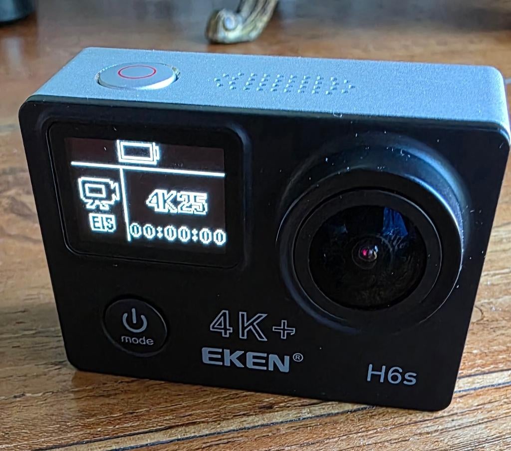 EKEN H6s Ultra HD Actiecamera 4K + 14MP met EIS, Ophalen of Verzenden, Zo goed als nieuw, Overige merken