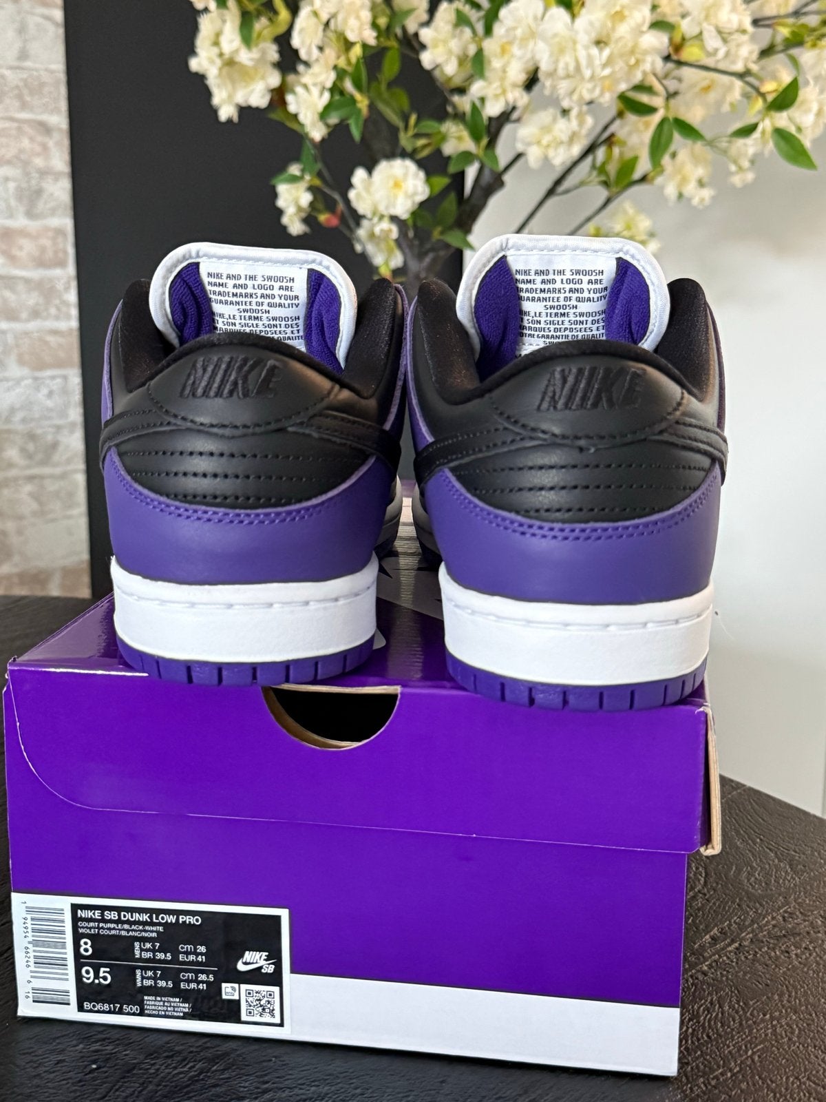 Nike SB Dunk Low Pro Court Purple - Maat 41, Overige kleuren, Nieuw, Ophalen of Verzenden, Sneakers of Gympen