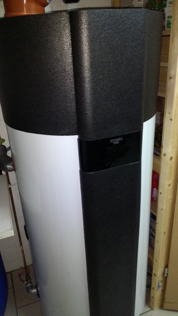 Panasonic Warmtepompboiler 200 liter., Ophalen, Gebruikt, 100 liter of meer, Boiler