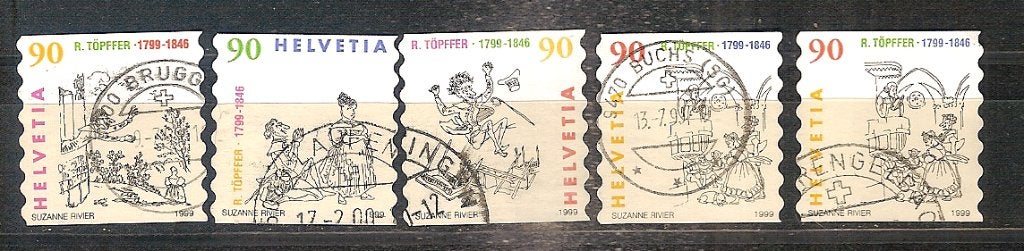 Zwitserland 1675-1679, Postzegels en Munten, Postzegels | Europa | Zwitserland, Ophalen of Verzenden, Gestempeld