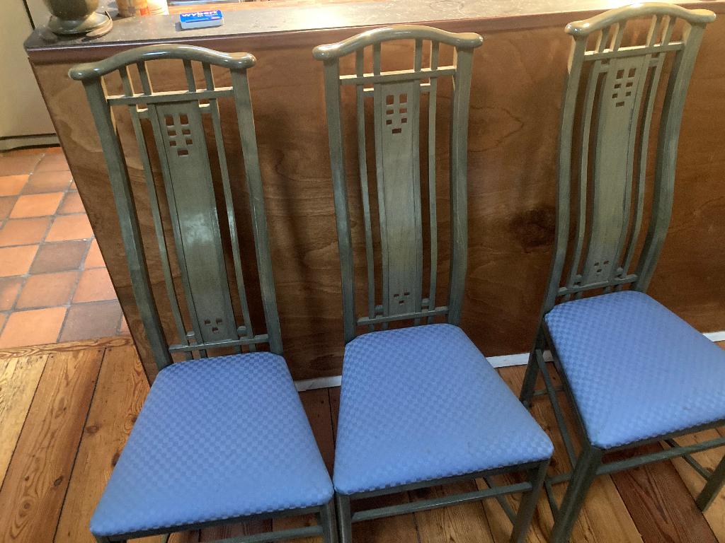 6 Georgetti design eetkamerstoelen, Antiek en Kunst, Ophalen