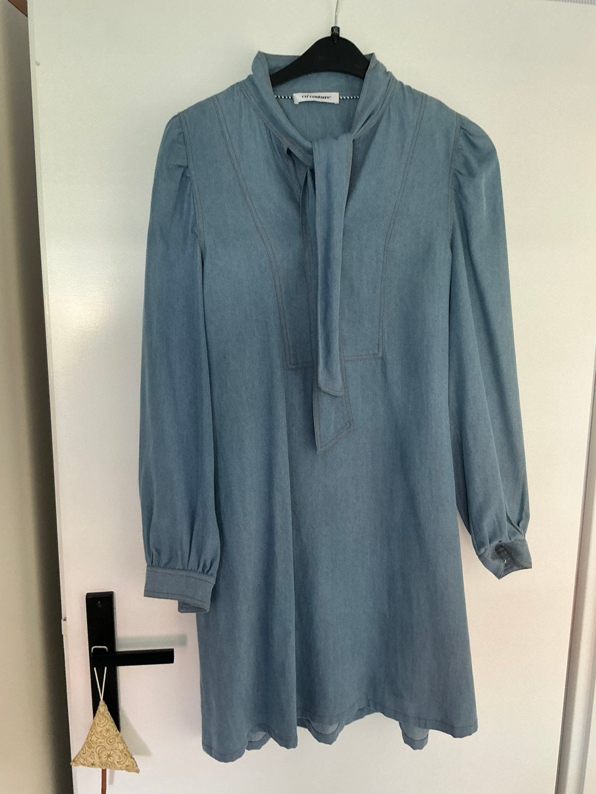 Jurk  merk co’couture, Maat 38/40 (M), Blauw, Ophalen of Verzenden, Zo goed als nieuw
