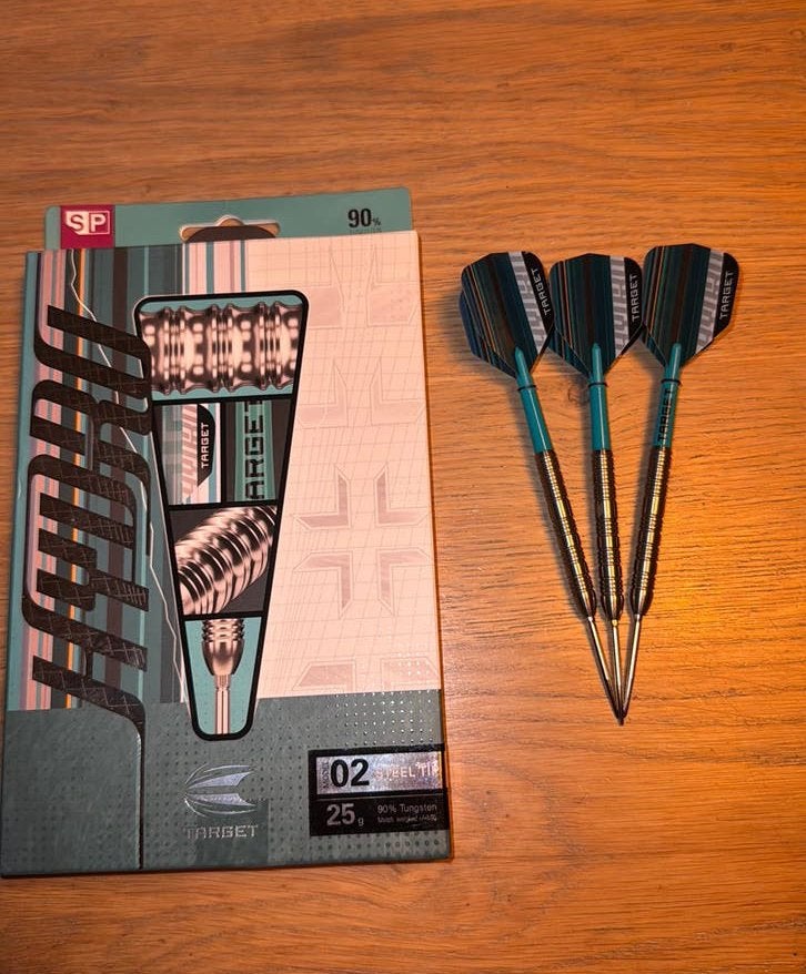 Target Hydro 02 Swiss Point 90% 25 gram - Dartpijlen, Ophalen of Verzenden, Zo goed als nieuw, Pijlen