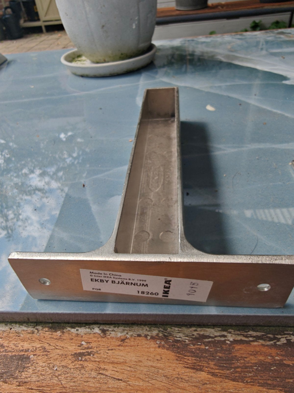 IKEA EKBY BJÄRNUM plankdragers (2 stuks), Ophalen, Gebruikt