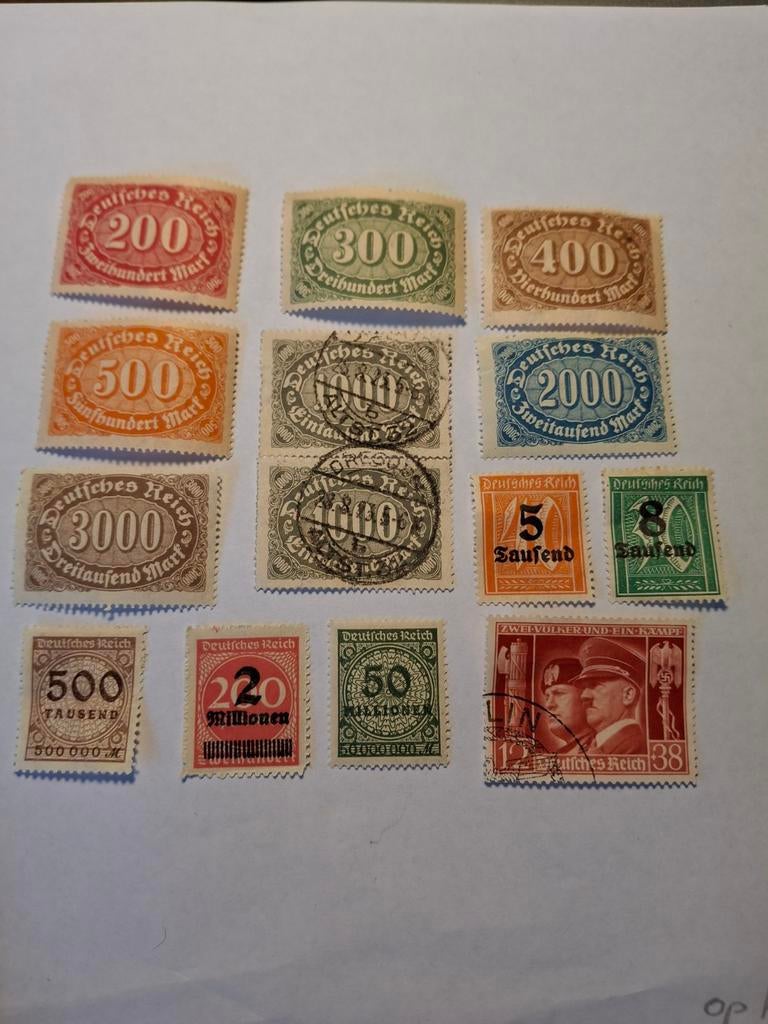 Verzameling Duitse postzegels - Diverse periodes, Postzegels en Munten, Ophalen of Verzenden, Duitse Keizerrijk, Gestempeld