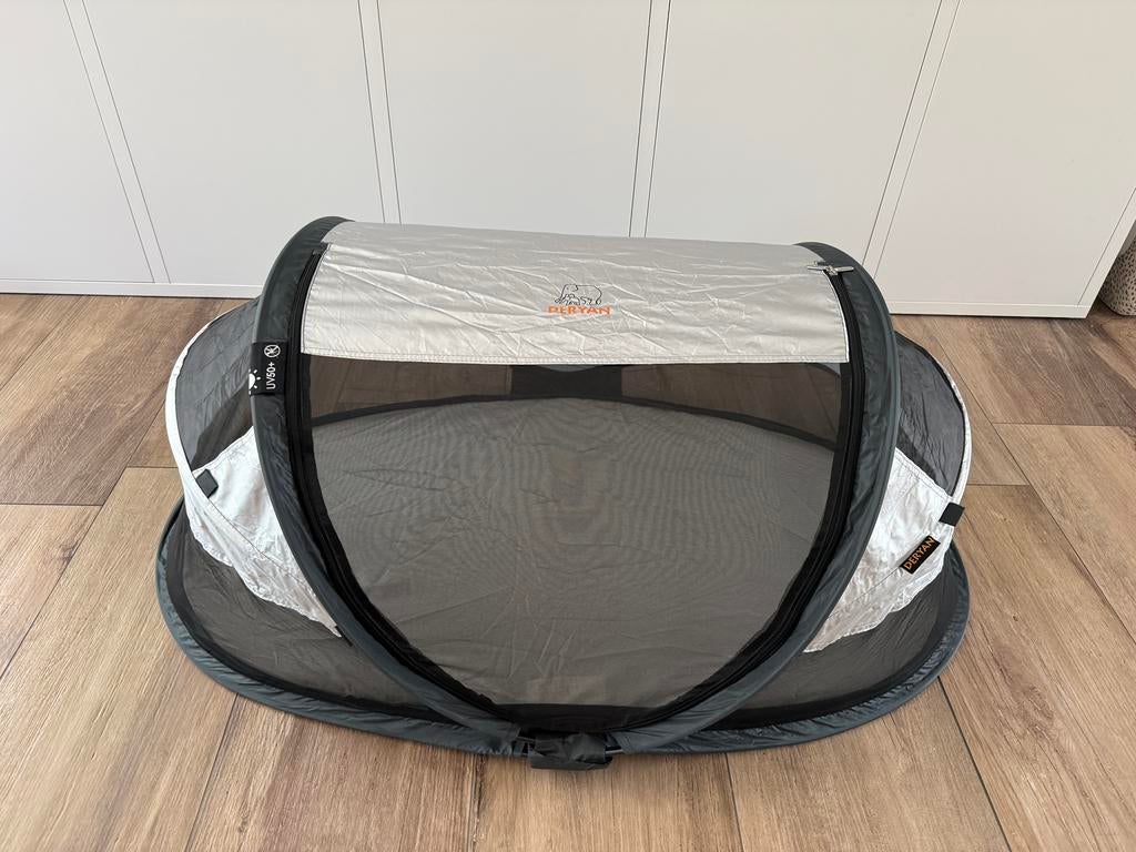 Deryan baby tent incl slaapmat, welcool matras & windscherm, Ophalen, Nieuw, Reisbedje