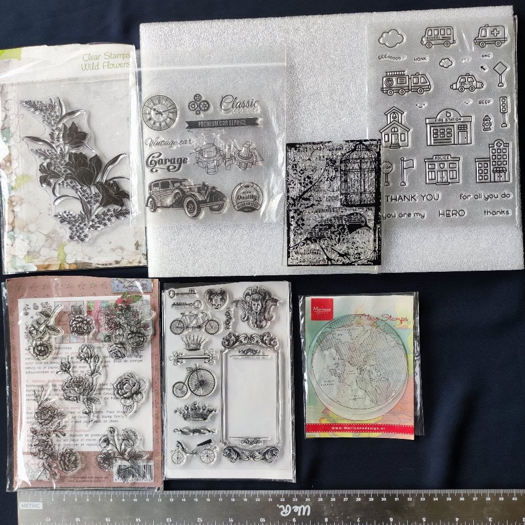 Stempels clearstamps set 266, Ophalen of Verzenden, Zo goed als nieuw, Overige thema's, Pons of Mal