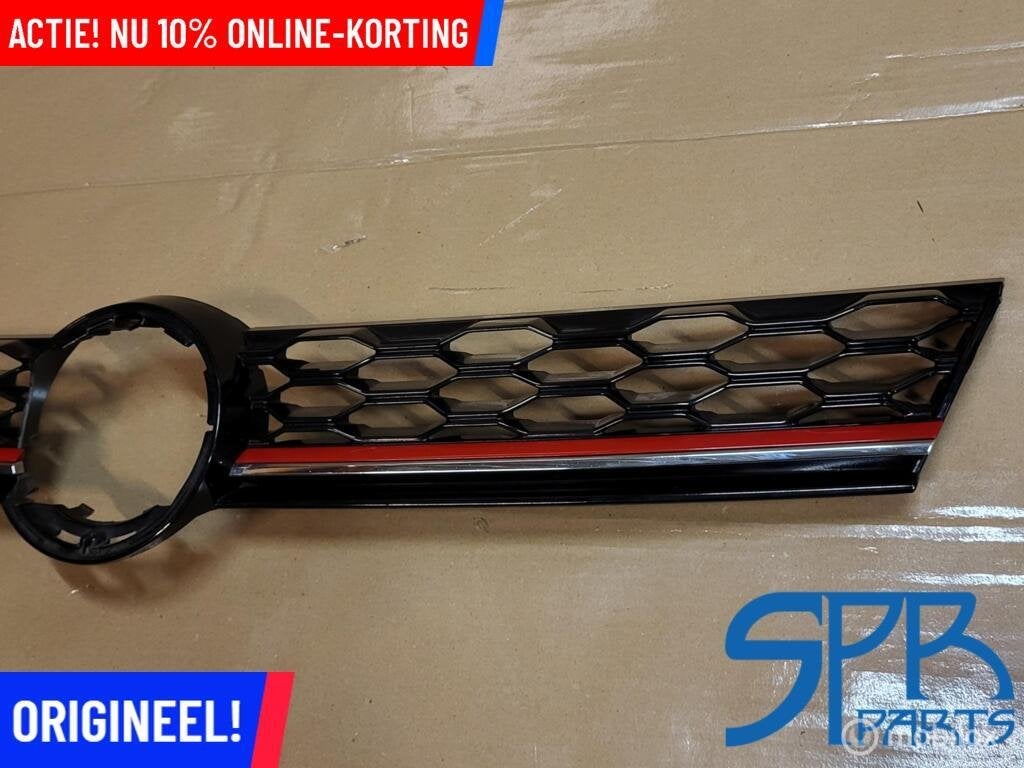Vw GOLF 7 VII 7.5 FACELIFT GTI GRILLE AFDEKKING GRILL LIJST, Gebruikt, VOLKSWAGEN, Volkswagen, Ophalen of Verzenden