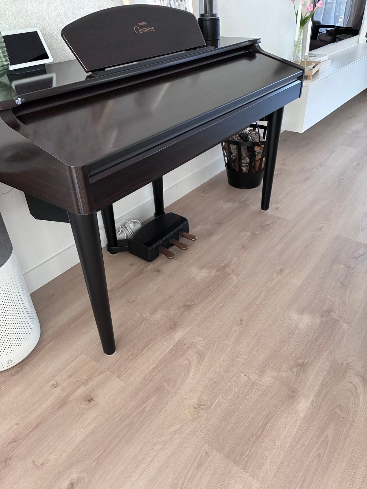 Yamaha Clavinova Digitaal Piano, Muziek en Instrumenten, Piano's, Ophalen, Gebruikt, Bruin, Digitaal