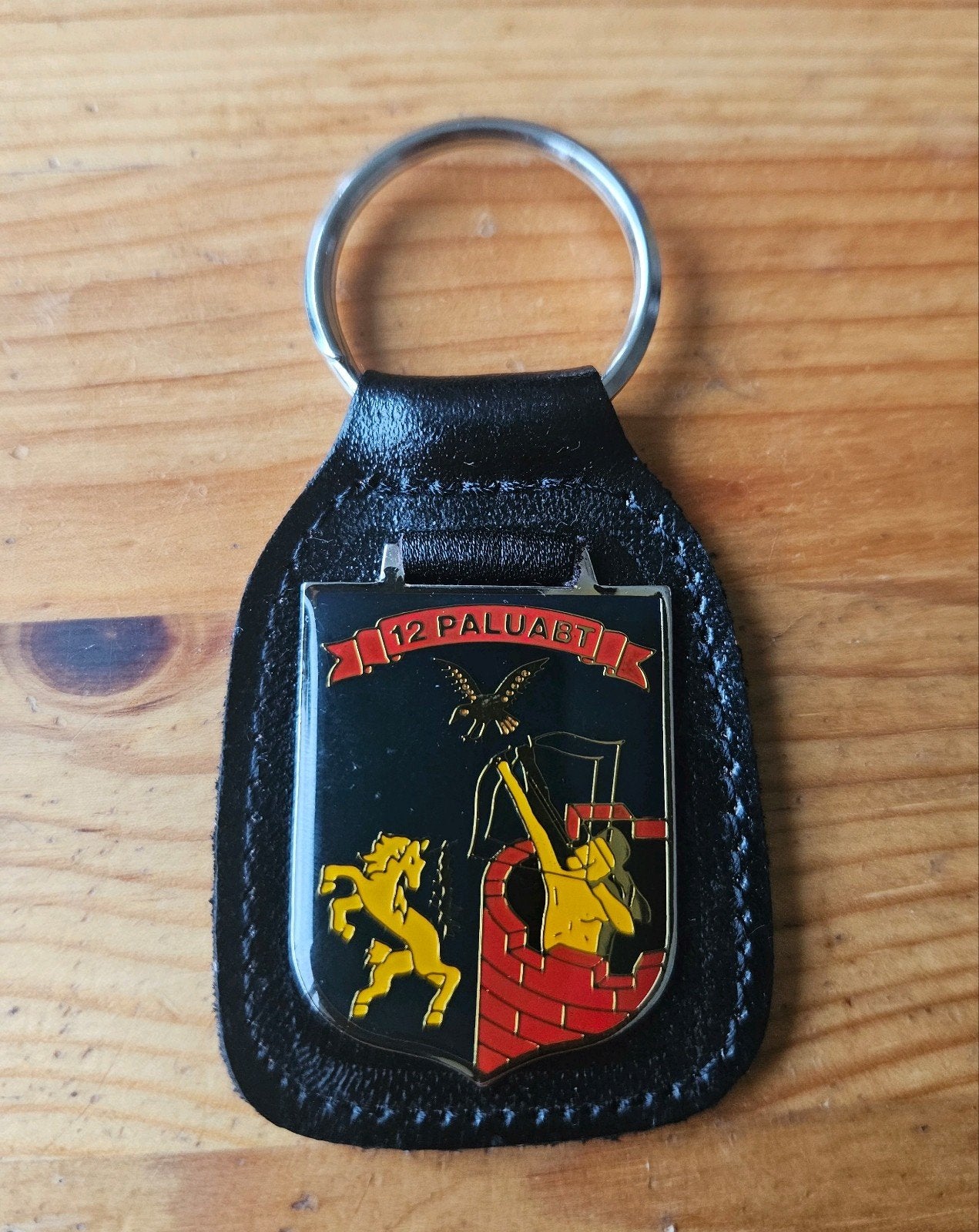 Borstzakhanger 12 Pantser Luchtdoelartilleriebatterij, Ophalen of Verzenden, Landmacht, Nederland, Embleem of Badge