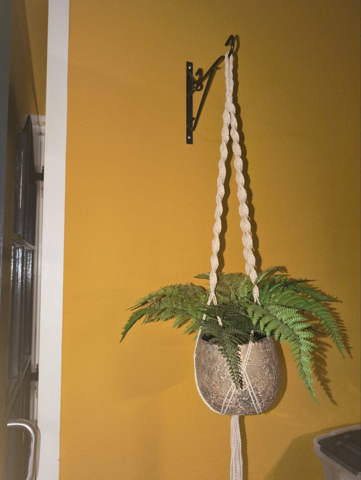 Hangplant  kunstplant, Ophalen, Gebruikt, Meerkleurig, Boho