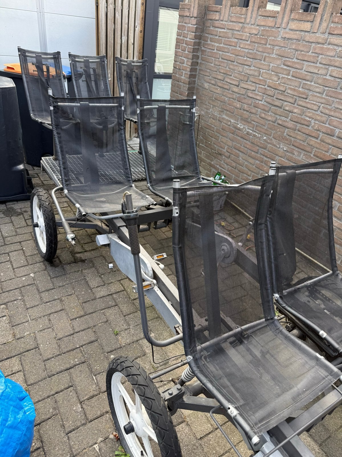 Unieke 7-Persoons Groepsfiets - Custom Gebouwd, Ophalen, Gebruikt
